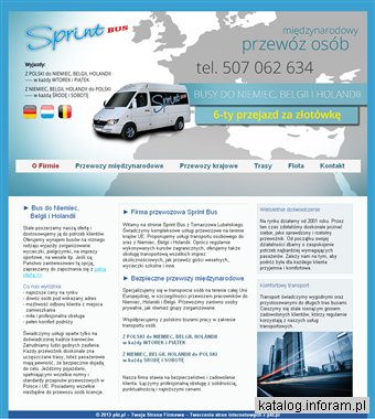 Sprint Bus Krzyszycha A. busy do Belgii