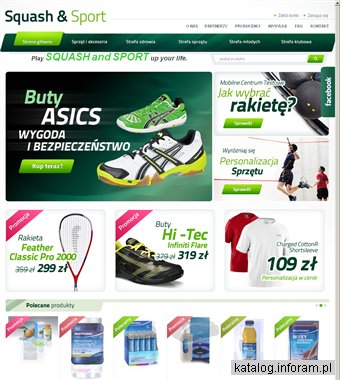Sklep SQUASH and SPORT