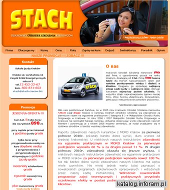 Prawo jazdy do uzyskania w miejscowości Kraków