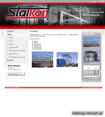 Konstrukcje stalowe producent