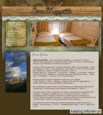 Pokoje gościnne - Stare Krzeptówki