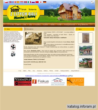 Domy drewniane naturalne z bali litych