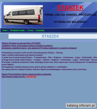 Firma transportowa Staszek