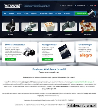 ANDRZEJ STAWIK Kółka meblowe