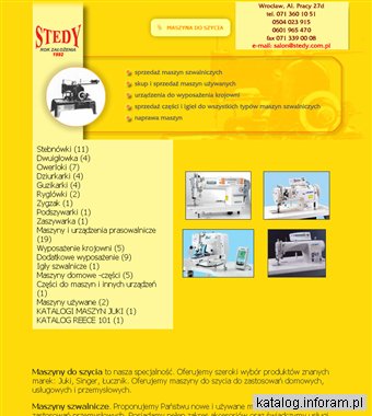 Przemysłowe maszyny do szycia - maszyny szwalnicze