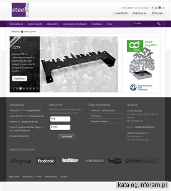 Elementy wyposażenia nowoczesnych wnętrz - Steel-design.pl