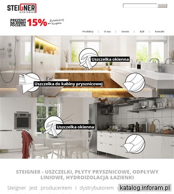 Steigner - odpływy liniowe