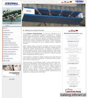 STERNAL INTERNATIONAL SPÓŁKA Z O.O. nawilżanie parowe