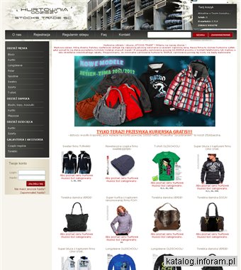 Mocna markowa odzież