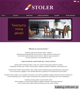 Stoły i krzesła - Fabryka mebli Stoler