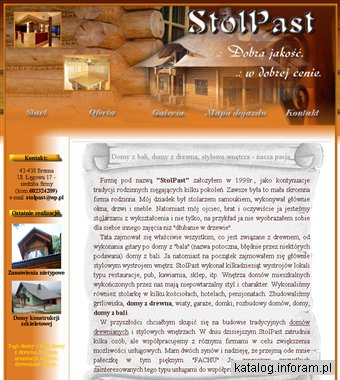 Domy z bali, drewna, domy konstrukcji szkieletowej, stolarstwo, aranżacja wnętrz - Stolpast.