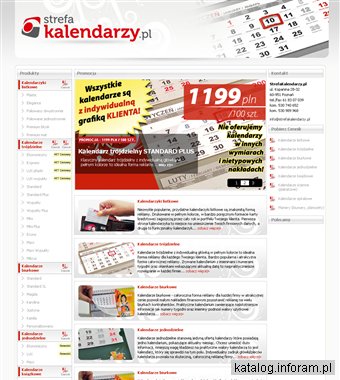 Kalendarze trójdzielne