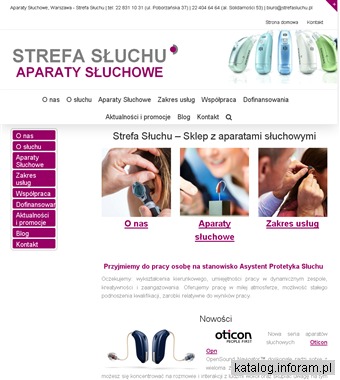 Aparaty słuchowe - StrefaSłuchu.pl
