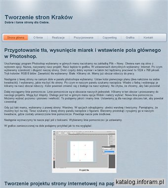 Tworzenie stron www Kraków