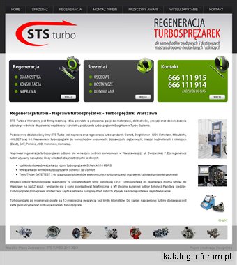 STS TURBO S.C. naprawa turbosprężarek Warszawa
