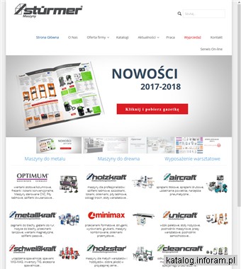 Stuermer Maszyny - urządzenia do obróbki drewna