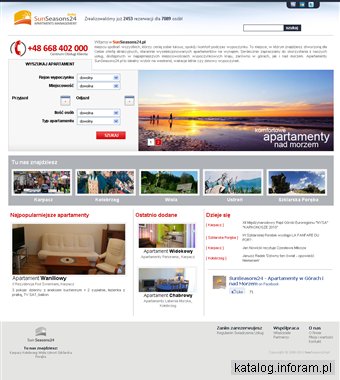SunSeasons24 - Apartamenty w Górach i nad Morzem
