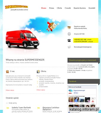 Supermessenger paczki Polska Irlandia