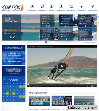 Biuro podróży dla windsurferów, kitesurferów, narciarzy