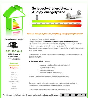 Świadectwa energetyczne Jaworzno