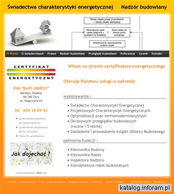 Świadectwa, certyfikaty energetyczne, nadzór budowlany Żory