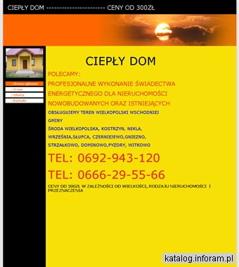 Audyty, świadectwa energetyczne, certyfikaty Wielkopolska