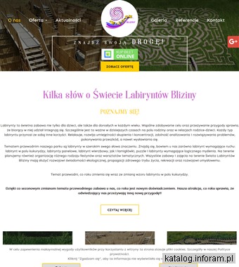 www.swiatlabiryntow.pl Labirynt w kukurydzy