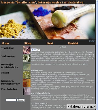 Pracownia "Światło i cień" dekoracja wnetrz i sztukatorstwo