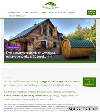 Drewniane domki do wynajęcia w beskidach - swierkowe-zacisze.pl