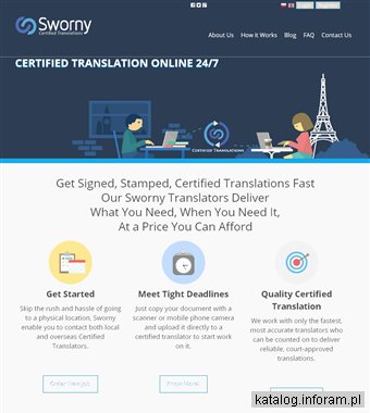 Tłumacz przysięgły online Sworny
