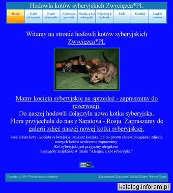 Hodowla kotów syberyjskich Zwycięzca PL