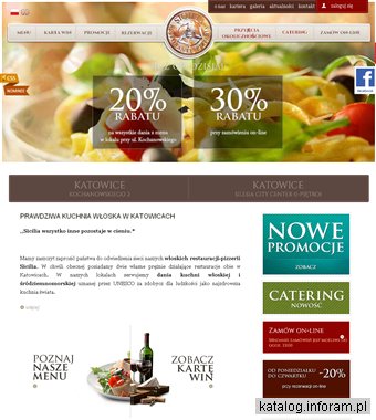 SICILIA pizza anchois Katowice