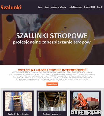 Szalunki stropowe wynajem