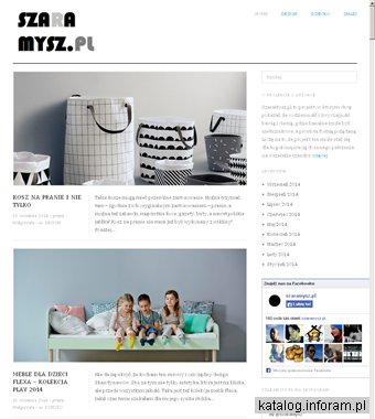 SzaraMysz.pl - styl skandynawski, design dla dzieci, wnętrza, inspiracje