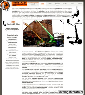 SZASTAJ.pl Wynajem podnośnika koszowego Szczecin