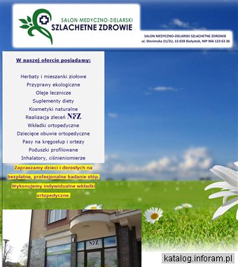 Salon medyczno-zielarski Szlachetne Zdrowie