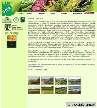 Szmit - drzewa i krzewy ozdobne