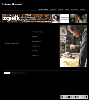Malarstwo - akwarela Maciej Zaborowski