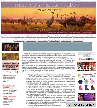 Matura z historii sztuki