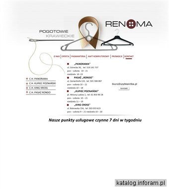 Pogotowie Krawieckie RENOMA