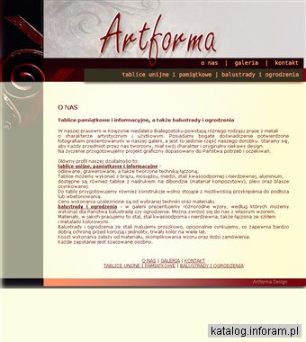 ARTFORMA ANETA BARTOSIUK-SZARLEJ KLEOSIN tablice pamiątkowe