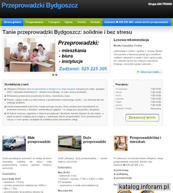 Przeprowadzki i usługi trnasportowe w Bydgoszczy