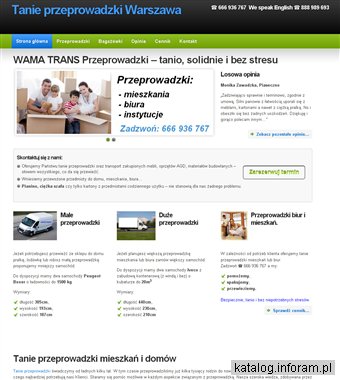 WAMA TRANS przeprowadzki w Warszawie