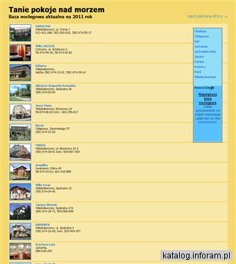 Tanie pokoje nad morzem