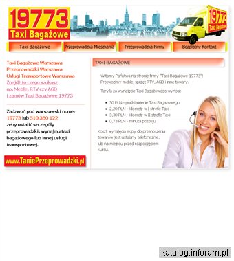 Taxi Bagażowe, przeprowadzki Warszawa