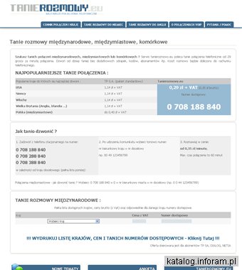 Tanie rozmowy międzynarodowe