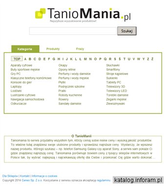 Wyszukiwarka produktów - taniomania.pl