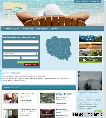 Najlepsze miejsca noclegowe na www.tanionoclegi.pl