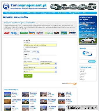 Wynajem samochodów