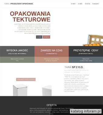 Opakowania tekturowe - tara.lublin.pl